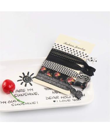 Elastic Hair Ties - 36 No Crease Ponytail Holders for Girls & Women | International Shipping Available - Buy Online on GoSupps.com