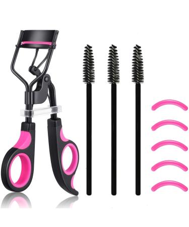 Eyelash Curler 3 in 1 Lash Curler Kit with 5 Extra Replacement Refill Pads Eyelash Applicator Makeup Tool