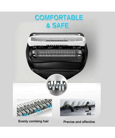 Buy Braun Series Replacement Shaver Head 32B 32S 21B - Compatible with Braun Series 3 310S/320S/340S/360S/3000S - High-Quality Shaver Foil (Black) for International Shipping - Buy Online on GoSupps.com