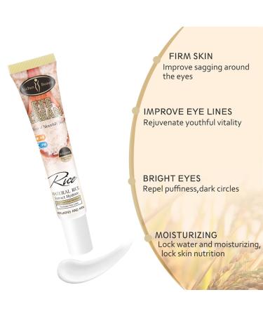 Rosard Moisturizing Eye Cream - Anti-Aging Formula with Rice Extract Hyaluron & Niacinamide | Reduce Wrinkles & Dark Circles | 25ml - Eye Care for Men & Women - Buy Online on GoSupps.com