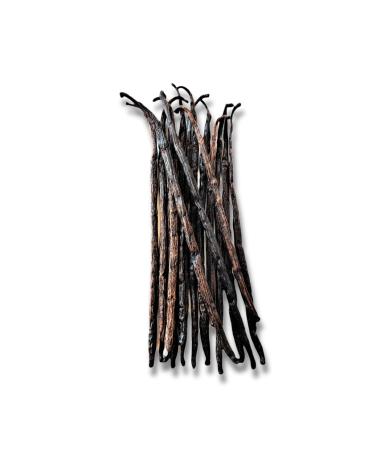 Madagascar Extract Grade-B Bourbon Vanilla Beans For Extract Making By Count (15 Beans (Pack of 1))