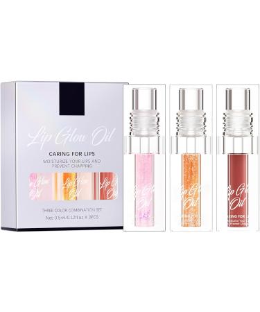 CHAKAE 3 Bottles Color Changing Lip Oil Set for Women Girls - Buy Online on GoSupps.com