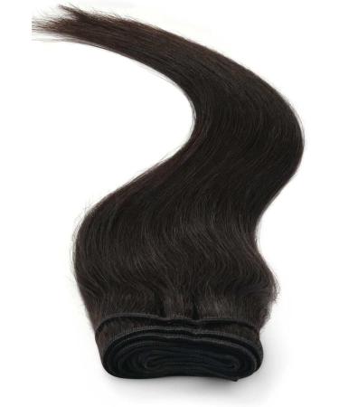 Yaki Silky Weave Barely Black (1B) 16" Human Hair Extensions - Buy Online on GoSupps.com