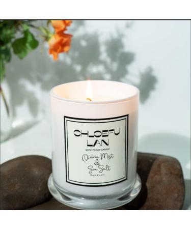 Chloefu Lan Ocean Lever Luxury Soy Candle - 280g 65 Hour Burn Time Perfect Gift for Women - Buy Online on GoSupps.com