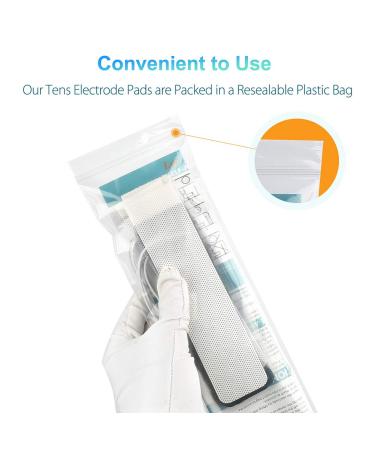 LotFancy TENS Unit Pads 1.65x13.75 4Pcs - Long Strip Shape Electrode Pads for TENS Unit Replacement - Buy Online on GoSupps.com