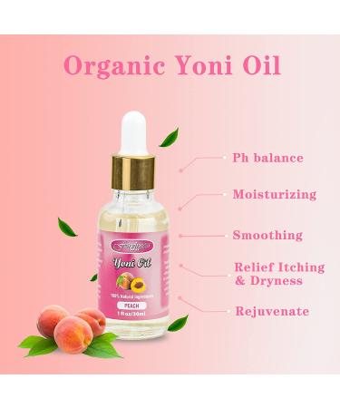forvirness Feminine Wash & Yoni Oil Set - Cleansing, pH Balanced Vaginal Care Combo for Women - Peach Scented Oil & Intimate Wash 1 fl.oz & 6.7 fl.oz - Buy Online on GoSupps.com