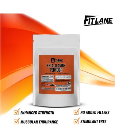 Fit Lane Nutrition Beta Alanine Powder 1000g (2.2 lbs) - 333 Servings, Unflavored Pre-Workout Supplement for Endurance - Value Size Bag - Buy Online on GoSupps.com