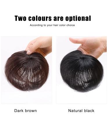 Clip-on Hair Topper Straight Extension | Super-Light Mini-Toupet for Women | Natural Look in White & Black - Buy Online on GoSupps.com