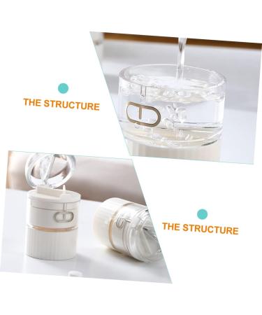 ULTECHNOVO Tablet Cutter Case & Medicine Crusher - Portable Splitter for Easy Pill Cutting - 7.5x4.5cm - White - Buy Online on GoSupps.com