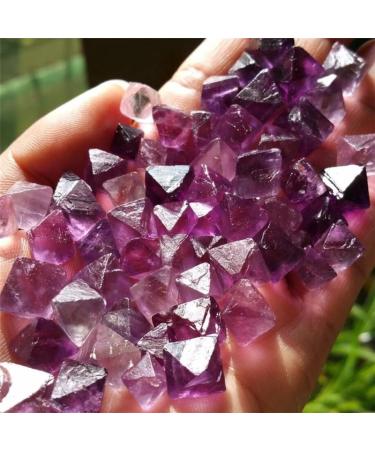 100g Natural Purple Fluorite Crystal Octahedrons Rock Specimen China Stone Collection - Buy Online on GoSupps.com