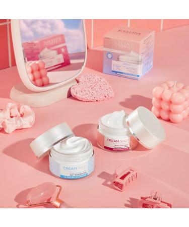 Eveline Cosmetics Ultra Hydrating Cream Shot for dry and very dry skin deep hydration with natural moisture factors hyaluronic acid and niacinamide - Buy Online on GoSupps.com