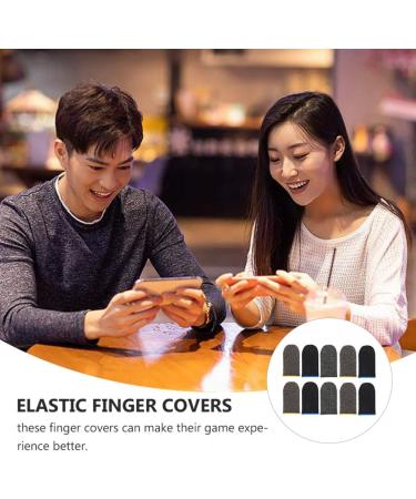 5 Pairs Finger Cot Sleeves - Enhanced Control for Mobile Gaming & Touch Screen Devices - International Shipping Available - Buy Online on GoSupps.com