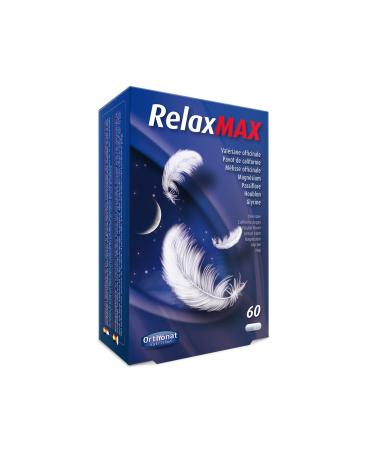 Orthonat - Relax Max - Repairing Sleep Supplement - 190mg Valerian Extract, 150mg California Poppy Extract per Capsule - 60 Capsules