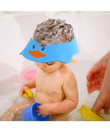 3-Pack Adjustable Baby Shampoo Cap - Waterproof Children's Shower Hood for Easy Bath Time Protection - Buy Online on GoSupps.com