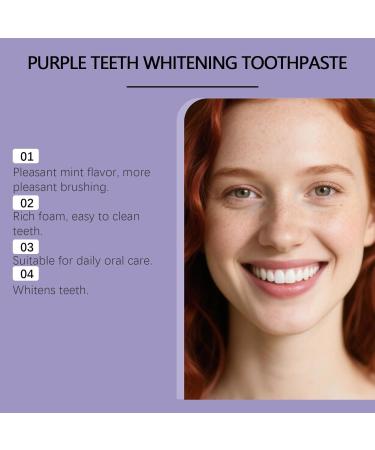 Purple Cleaning Toothpaste - Gentle Clean Teeth Brightening Fresh Breath & Daily Oral Care(3PCS) - Buy Online on GoSupps.com