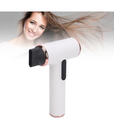 Cordless Hair Dryer 3 Speeds 3 Temp USB Rechargeable Portable Small Blow Dryer with Digital Screen for Women Kids Outdoor Camping Beaches