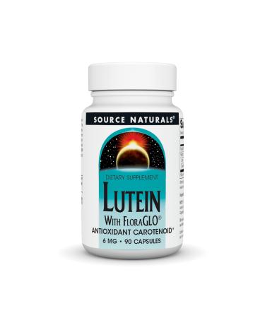 Source Naturals Lutein with FloraGLO, Antioxidant Carotenoid* - 6 mg, 90 Capsules 90 Count (Pack of 1)
