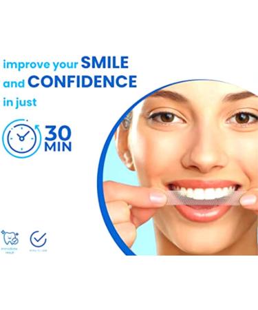 Sensitivity-Free Teeth Whitening Strips- 14 Treatments, 28 Whitening Strips - Non-Slip Grip Teeth Whitener by Dentists for Safe White Smile - Buy Online on GoSupps.com