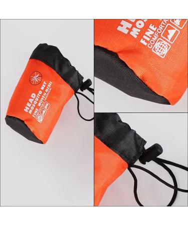 2 Pcs Midge Head Net with Storage Bag Face Net Mesh Nylon Mosquito Head Net for Outdoor Hiking Camping Climbing Fishing and Walking - Buy Online on GoSupps.com
