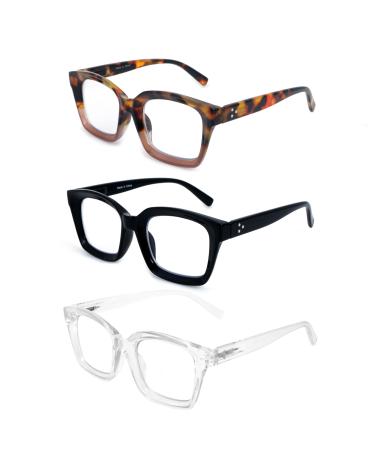 HIYANJN Caeyer Blue Light Blocking Glasses Blue Blocker Computer Glasses for Women Men Reduce Eye Strain Square Glasses Spring Hinge