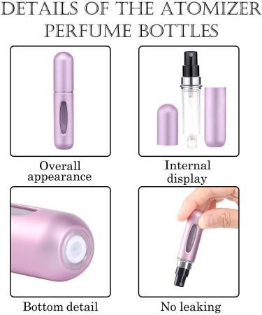 Mini Refillable Perfume Atomizer - Portable Mini Refillable Perfume Empty Spray  Refillable Perfume Spray  Atomizer Perfume Bottle  Scent Pump Case  Travel Perfume Atomizer Refillable (5ml  4 PCS) - Buy Online on GoSupps.com