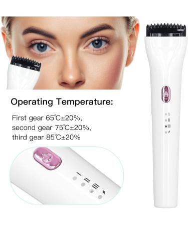 Heated Eyelash Curlers - Electric Curling Tool with 3 Adjustable Temperatures | Anti-Burn Fast Heat Up for Stunning Lash Definition - Buy Online on GoSupps.com