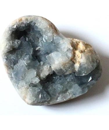 600G-720G Large Size Natural Blue Kyanite Stone Geode Cluster Cyanite Crystal Heart 1pc Suitable for Furniture Decoration Full of Texture - Buy Online on GoSupps.com