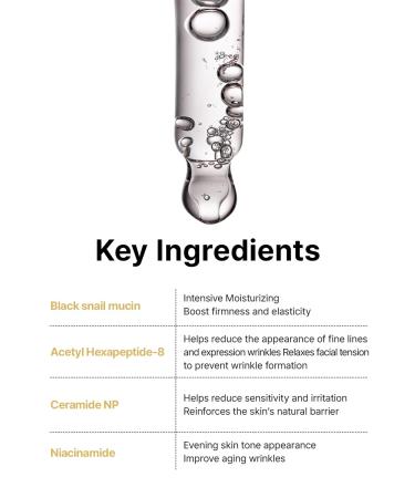 Farmstay Black Snail & Peptide 9 Perfect Facial & Neck Roller Serum Firming & Lifting, Deep Hydration & Skin Elasticity, Snail Mucin & 9 Peptides for Youthful Glow & Smooth Skin, 100ml - Buy Online on GoSupps.com