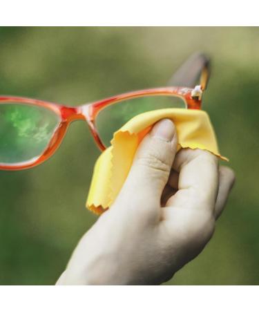 Pomrone Microfiber Cleaning Cloths - 100 Lint-Free Towels for Glasses Screens Cameras & Cell Phones - Buy Online on GoSupps.com
