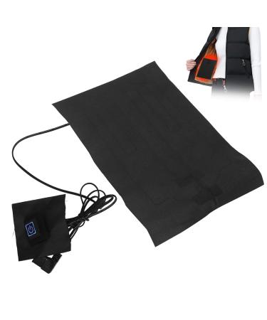 Okjhfd Electric Clothes Heating Pads Waterproof Temperature Adjustable Electric Heating Sheet Usb Heating Pad for Clothes Vest (with Switch)