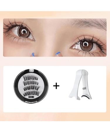 Magnetic Eyelashes Natural Look Reusable Lashes For Women False Eyelashes Kit Natural No Glue False Lashes Long-lasting Eye Lash For Women Simple Natural & Fuller Magnetic Lashes With Applicator - Buy Online on GoSupps.com