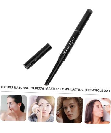 Angoily Eyebrow Rotate Double Lasting Brush Long Pencil Head Makeup Automatic Chocolate 1 count (Pack of 1) Chocolate - Buy Online on GoSupps.com