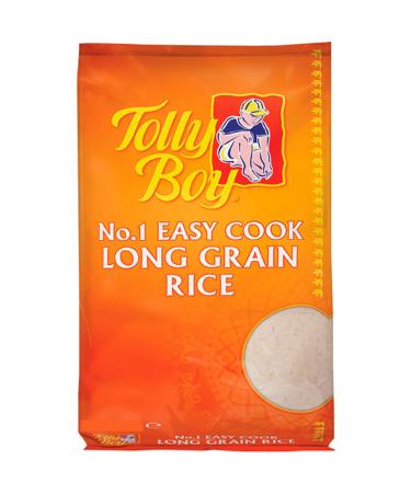 Tolly Boy Easy Cook Long Grain Rice 5kg - Pack of 1