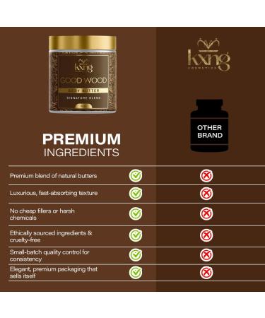 KXNG Cosmetics Shea Body Butter Cream Bundle 2 x 4oz | Organic Body Butter for Men & Women with Shea Cocoa Mango & Coconut Oil | Deep Moisturizing Cream for Dry Skin Hands Feet & All Skin Types - Buy Online on GoSupps.com