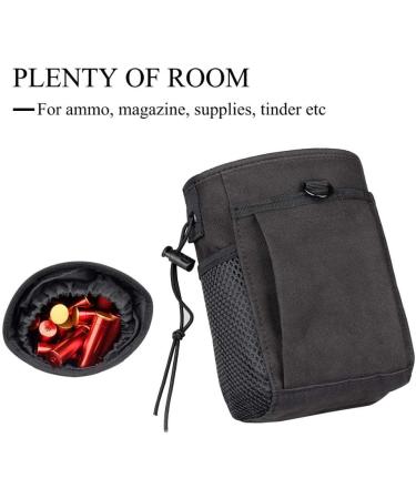 Shop Gexgune Tactical Hunting Ammo Bag - Nylon Dump Pouch for Military & Utility Use - Black Molle Gun Magazine Carrier - International Shipping Available - Buy Online on GoSupps.com