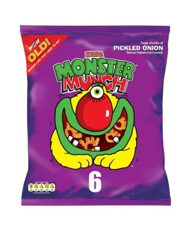 Walkers Mega Monster Munch - Pickled Onion (6x25g)