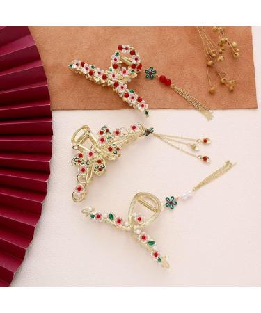 Refined Tassel Shark Clip Hair Claw Clips For Women Headwear Hairpins Claw Clip Shark Clip 05 (Color : 2) - Buy Online on GoSupps.com