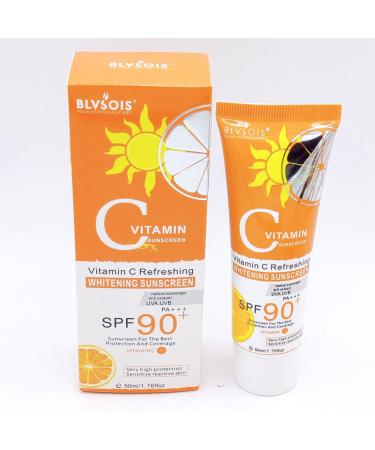 Rosarden Sunscreen for Face - SPF 90 Oil-Free Moisturizing Serum with Vitamin C Travel Size - Broad Spectrum Sun Protection - Buy Online on GoSupps.com