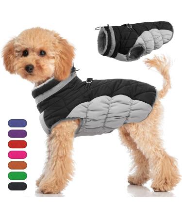 OUOBOB Dog Winter Jacket - Waterproof Reflective Coat for Small Medium Large Dogs - Warm Fleece Apparel with Zipper Closure - Cold Weather Pet Garment - Buy Online on GoSupps.com