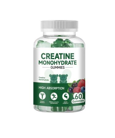 Creatine Monohydrate Gummies 5000mg for Men & Women Chewables Creatine Monohydrate for Mus