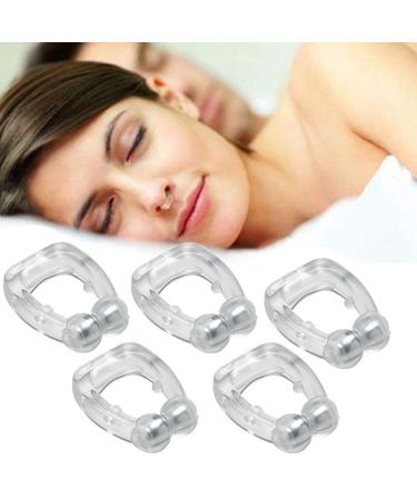 FunPa 5PCS Anti Snoring Nose Clip Silicone Snoring Device Sleeping Accessories