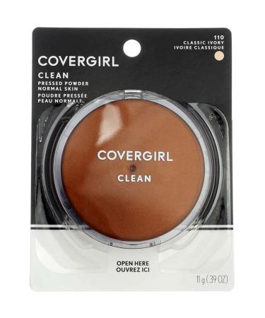 Covergirl Clean Pressed Powder Classic Ivory 0.39 oz - Single Pack - Buy Online on GoSupps.com
