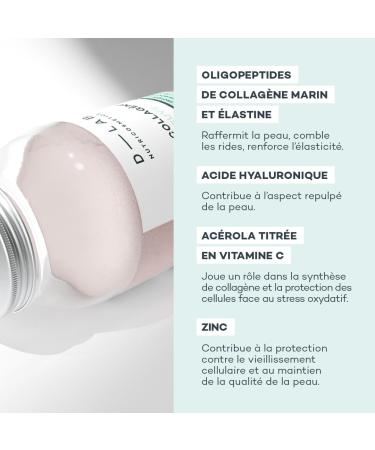 D-LAB Pro-Collagen New Skin | 1 Month Anti-Aging Food Supplement | Visibly Reduces Wrinkles Deeply Hydrates with a Natural Raspberry Flavored Formula - Buy Online on GoSupps.com