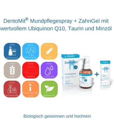 DentoMit Q10 Care Duo: Ultimate Q10 Oral Care Spray & ToothGel Sample for Healthy Gums - Buy Online on GoSupps.com