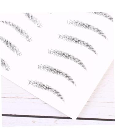 LALADEFIEE 2 Pairs Eyebrow Sticker Lumentes Magnetic Eyelashes False Eyelashes Elf Brow Gel Eyebrows Black - Buy Online on GoSupps.com