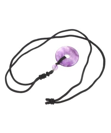 Minkissy 4 piece of necklace with safety buckle Pendant Necklace Crystal Necklace necklace with circle finger healing necklace necklace Half chain a necklace festival supply party accessories