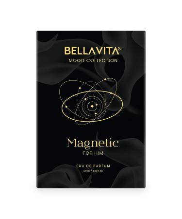 BELLA VITAS Mood Collection Magnetic Eau De Parfum for Him with Grapefruit Jasmine and Vanilla |Premium Long Lasting Fragrance Perfume for Men 100 ML - Buy Online on GoSupps.com