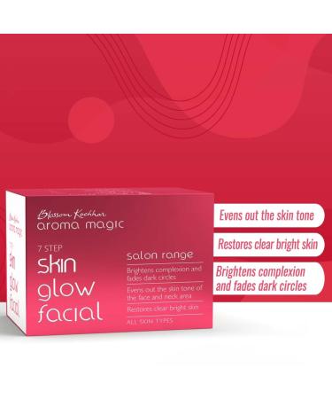 Aroma Magic Skin Glow Facial Kit - 7 Steps Skincare Set | Reduces Dark Circles & Removes Dead Skin for Radiant Skin - International Shipping Available - Buy Online on GoSupps.com