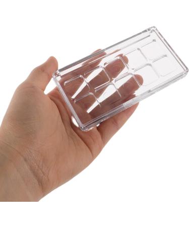  FONDOTIN Transparent Makeup Palette Refillable for Eyeshadow Blush Lipstick DIY Organizer with Spacious Compartments for Creative Makeup Lovers - Buy Online on GoSupps.com