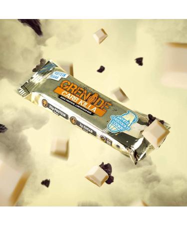 Grenade Carb Killa High Protein Candy Bar 12x60g - White Chocolate Cookie | Low Sugar Snack - Buy Online on GoSupps.com